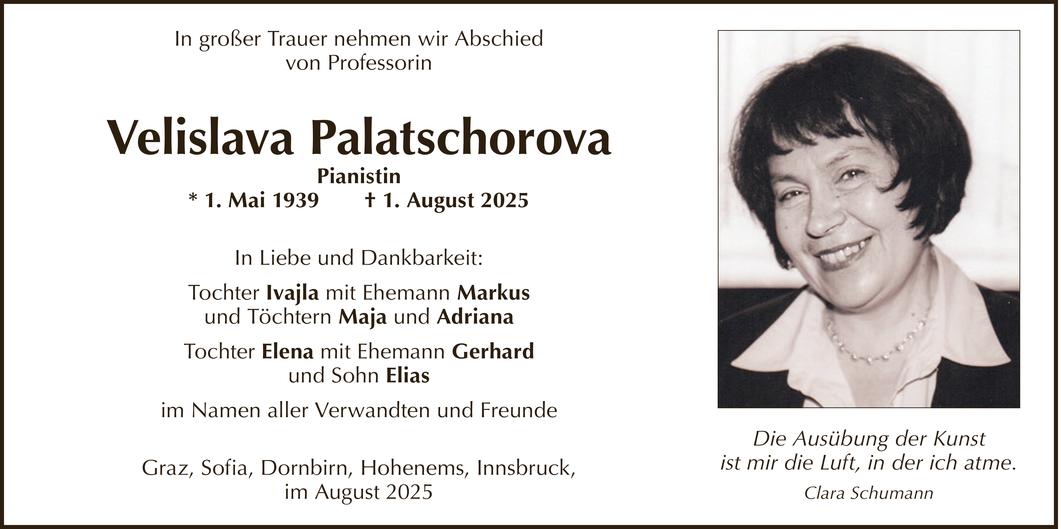 Velislava Palatschorova  Bild