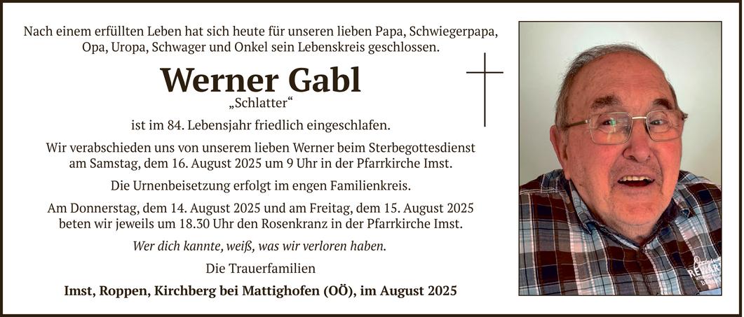 Werner Gabl Bild