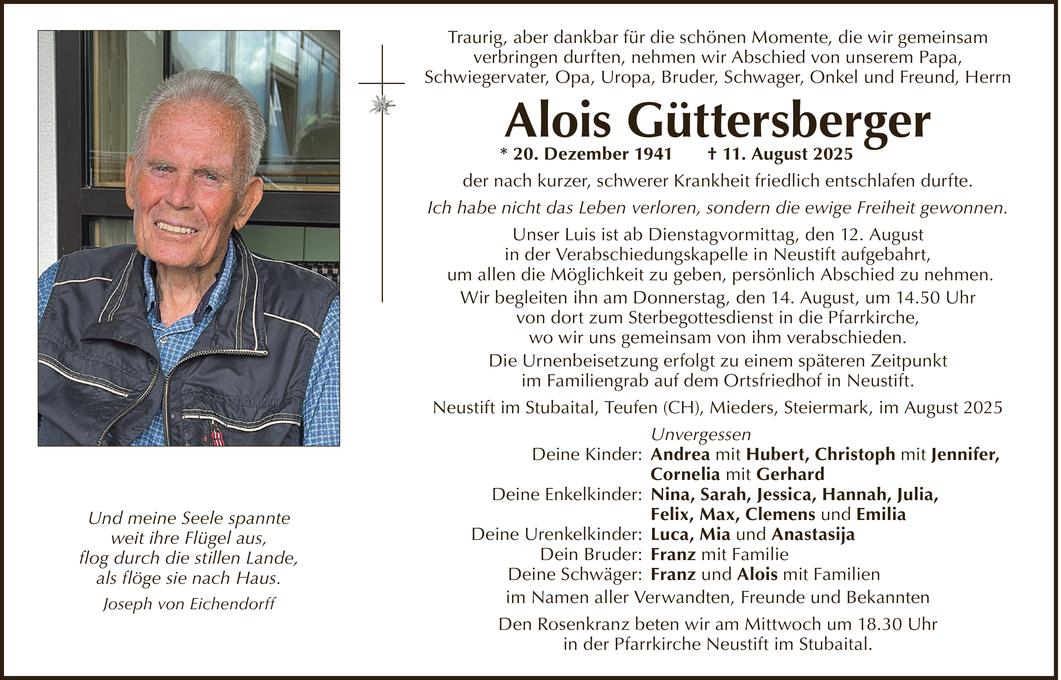 Alois Güttersberger Bild