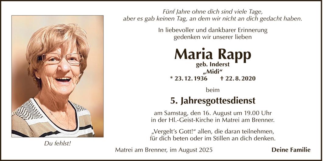 Maria Rapp