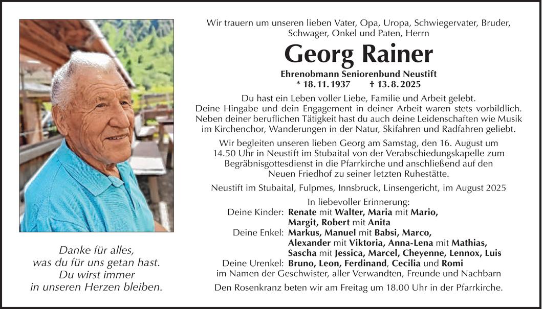 Georg Rainer Bild