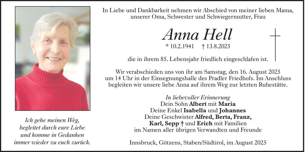 Anna Hell Bild