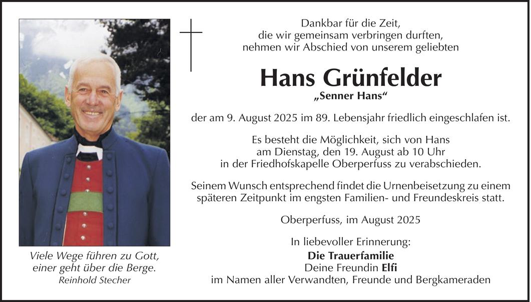 Johann Grünfelder Bild
