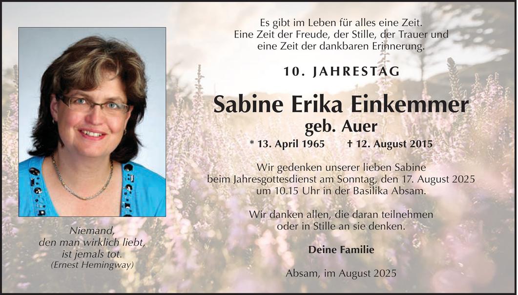 Sabine Erika Einkemmer Bild