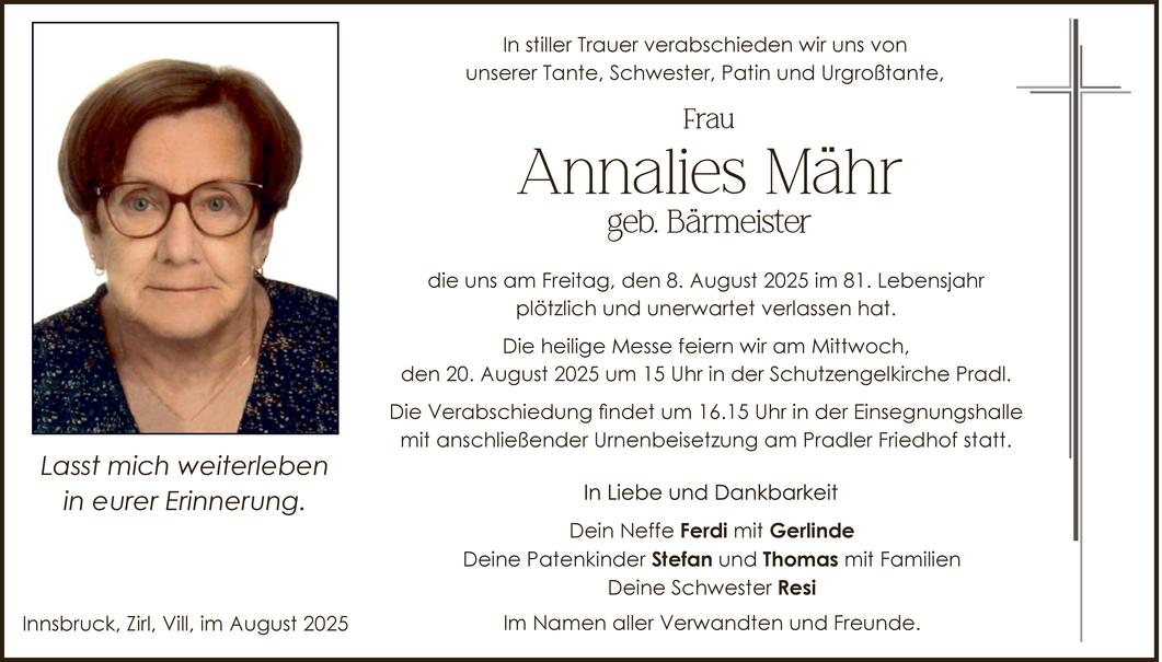 Annalies Mähr Bild