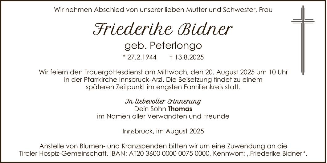 Friederike Bidner Bild
