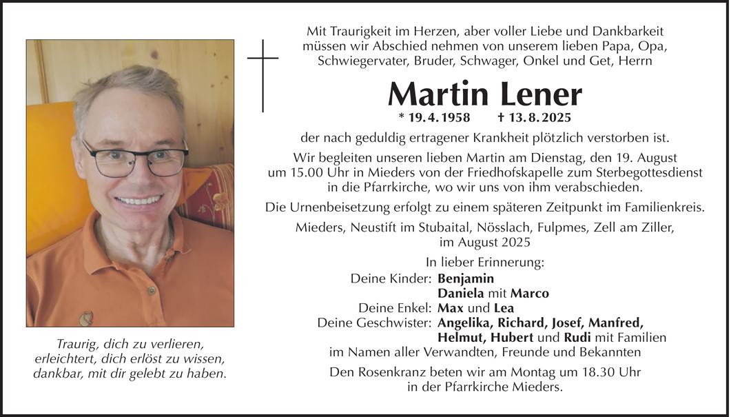 Martin Lener Bild