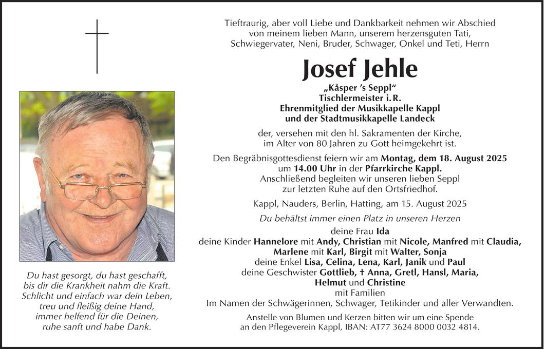 Josef Jehle Bild