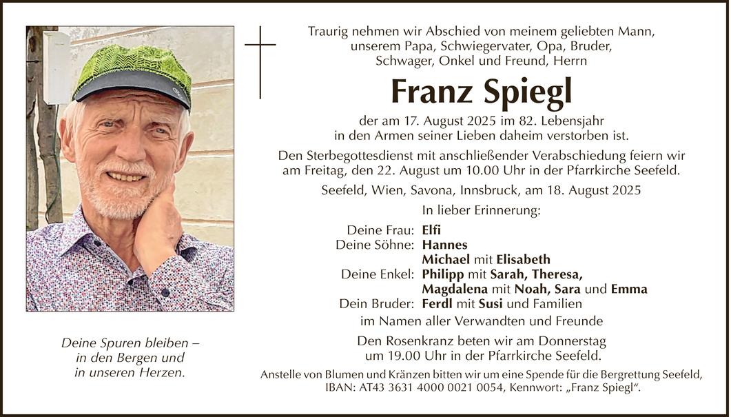 Franz Spiegl Bild
