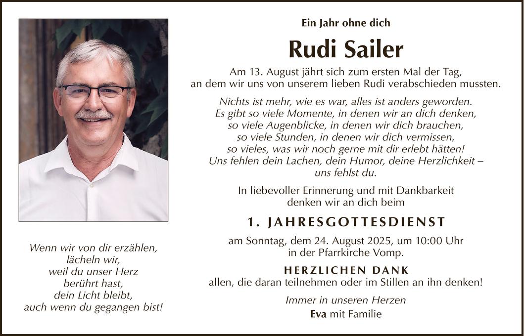 Rudolf Sailer Bild