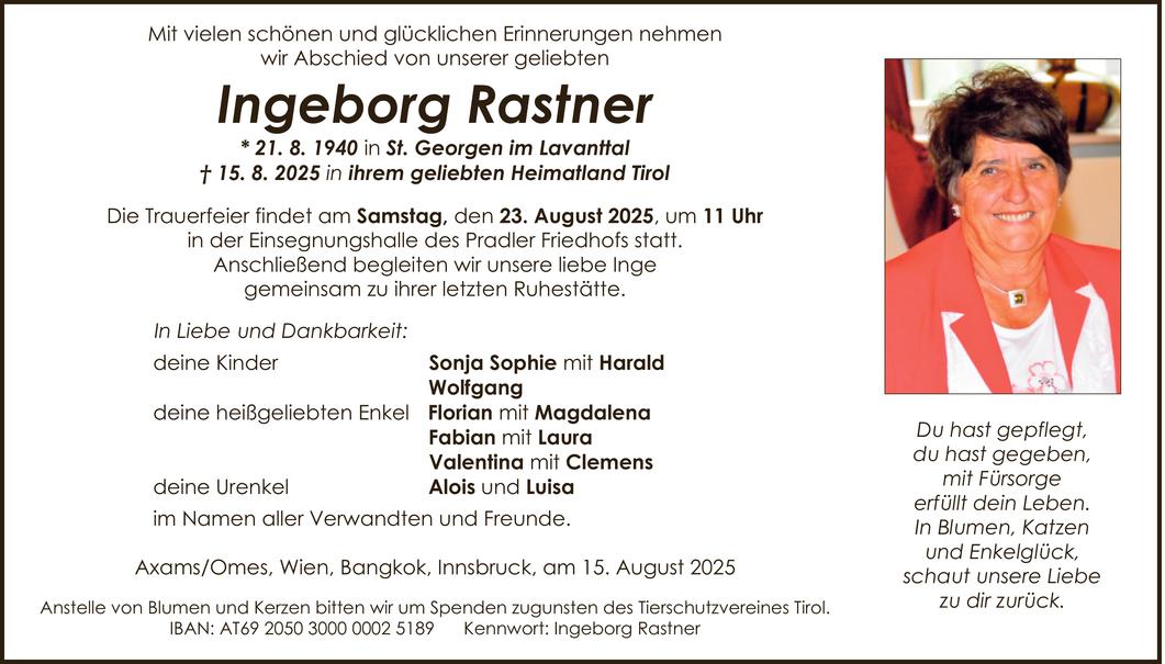 Ingeborg Rastner Bild