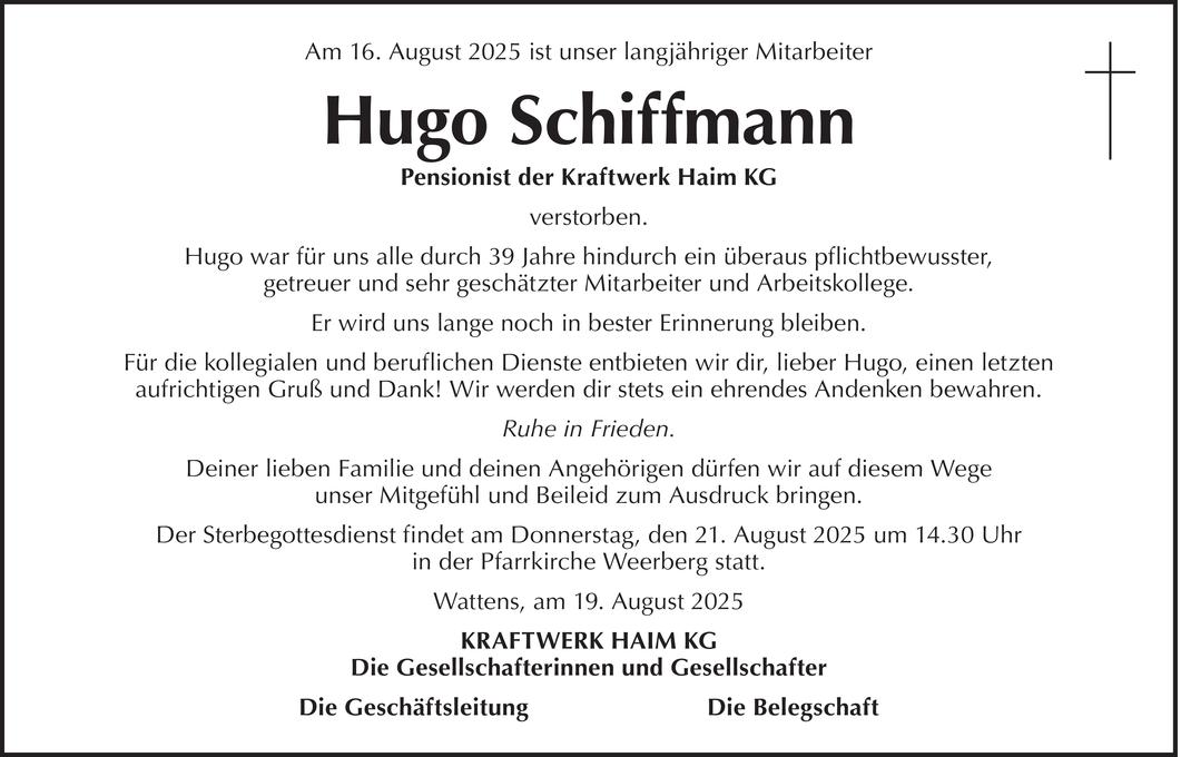 Hugo Schiffmann Bild