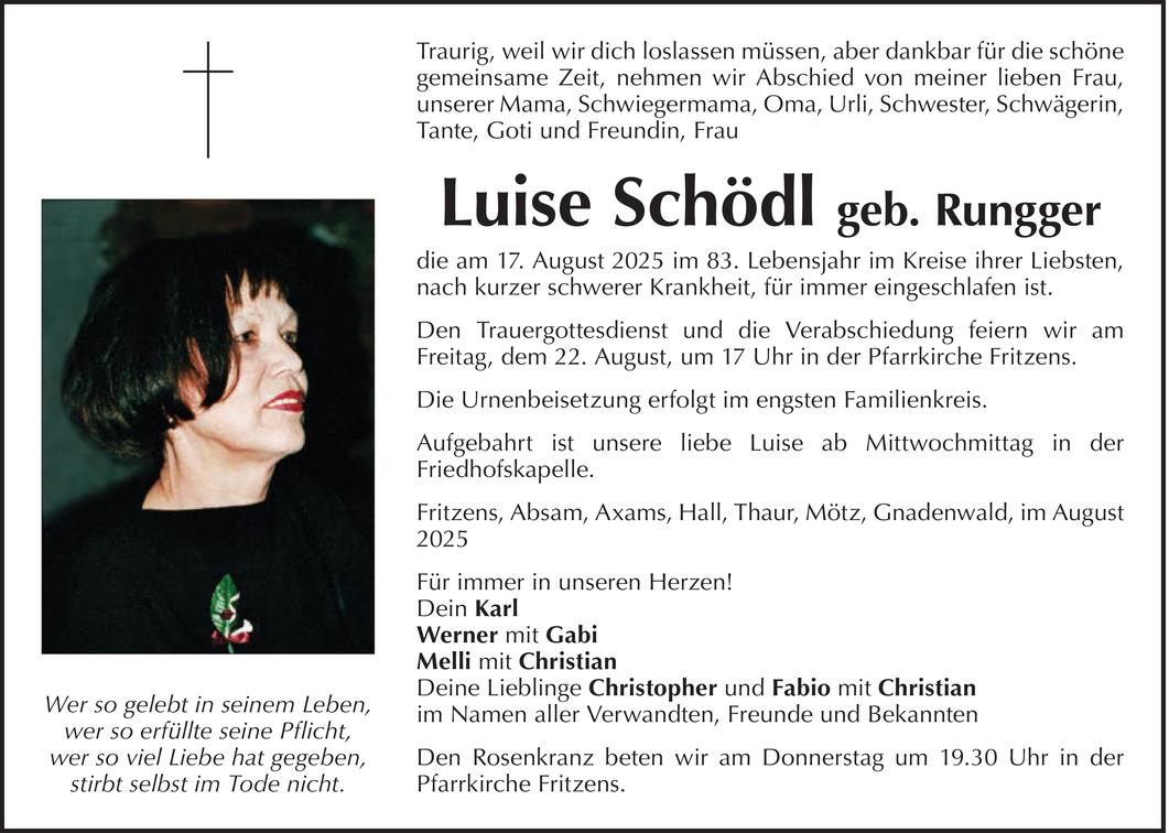 Luise Schödl Bild