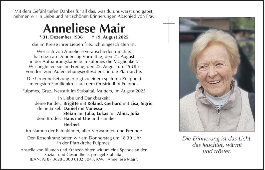 Anneliese Mair Bild