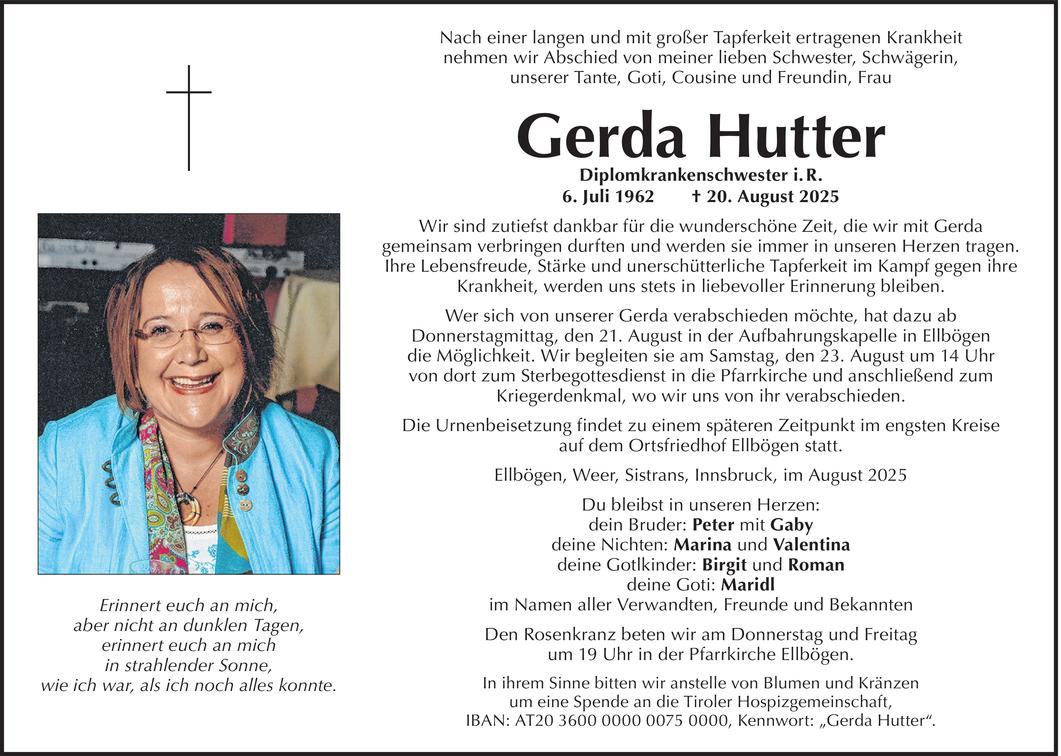 Gerda Hutter Bild