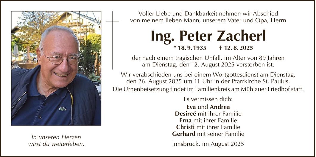 Peter Zacherl Bild