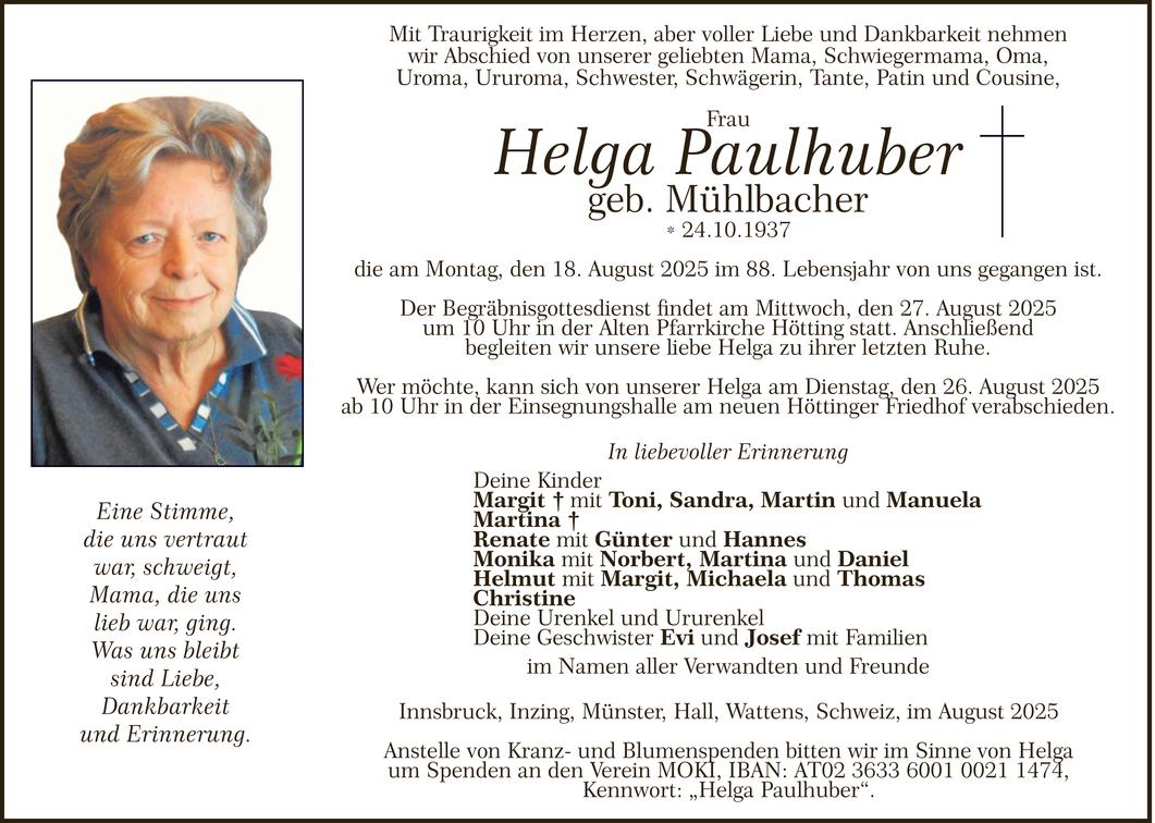 Helga Paulhuber Bild