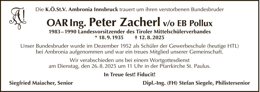 Peter Zacherl Bild