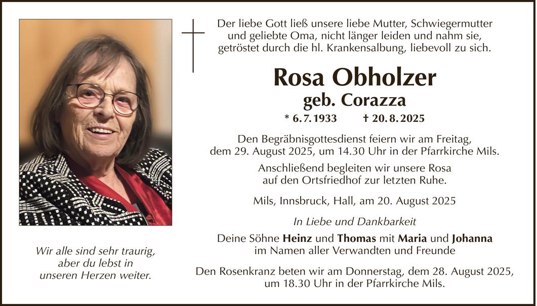 Rosa Obholzer Bild