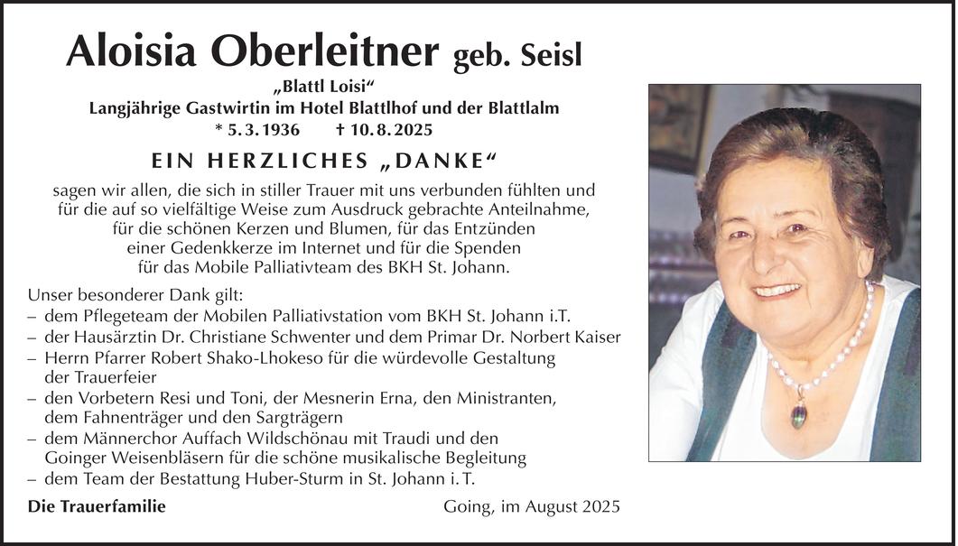 Aloisia Oberleitner Bild