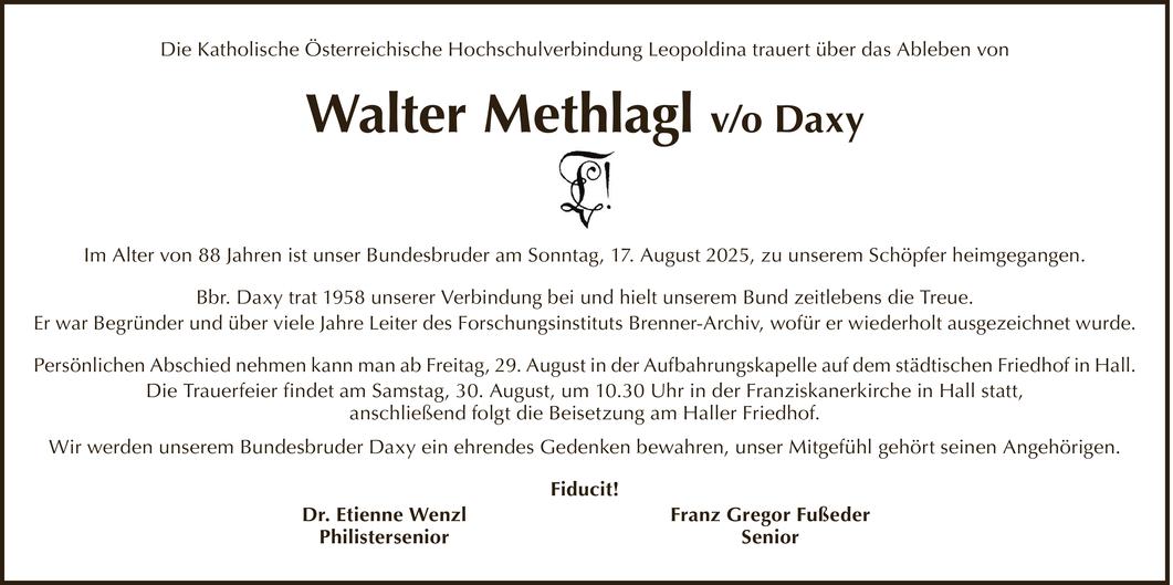 Walter Methlagl Bild