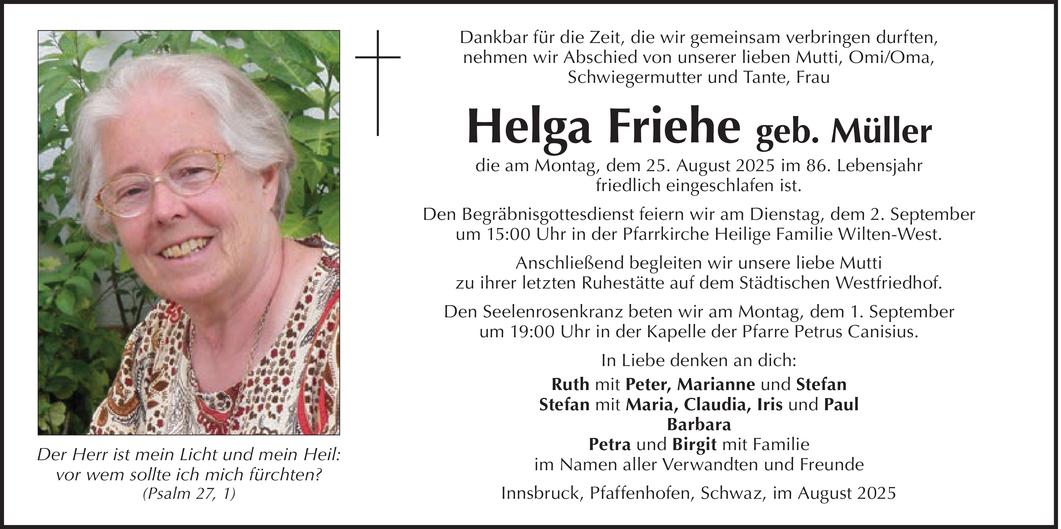 Helga Friehe Bild