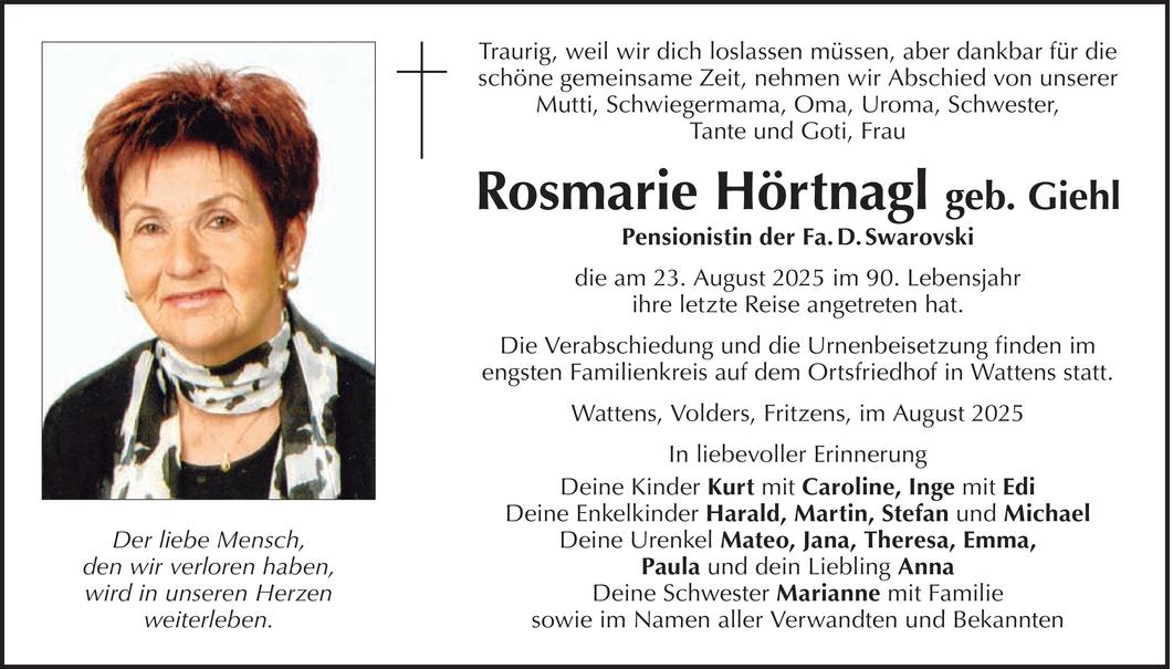 Rosmarie Hörtnagl Bild