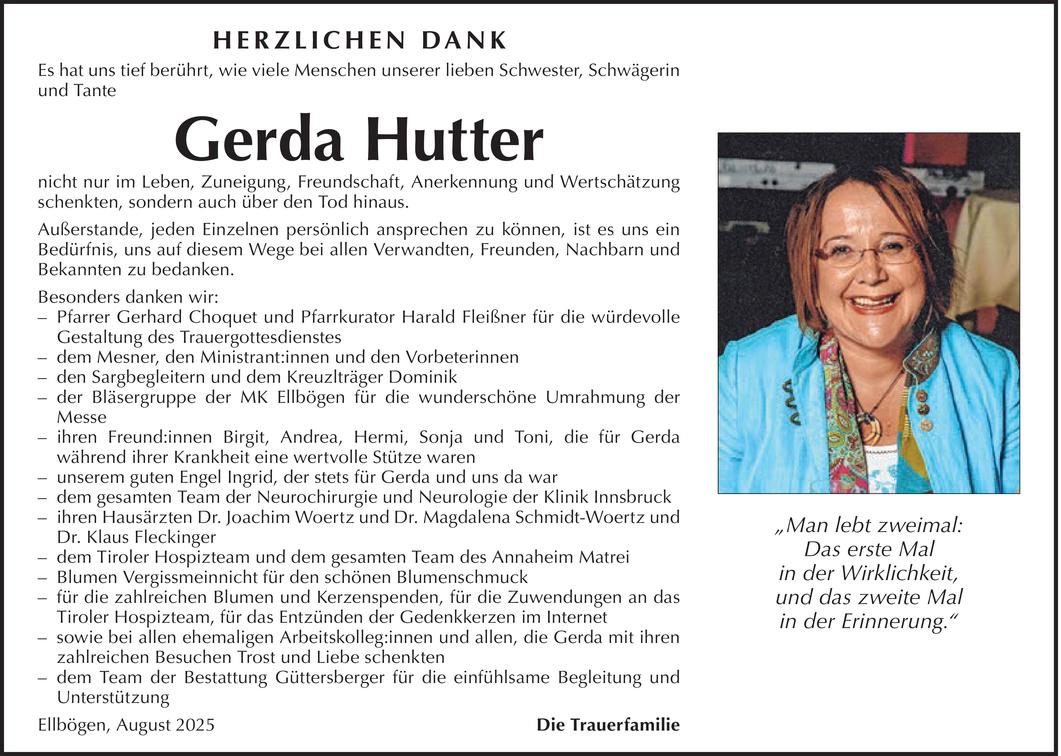 Gerda Hutter Bild