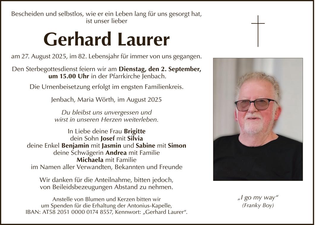 Gerhard Laurer Bild