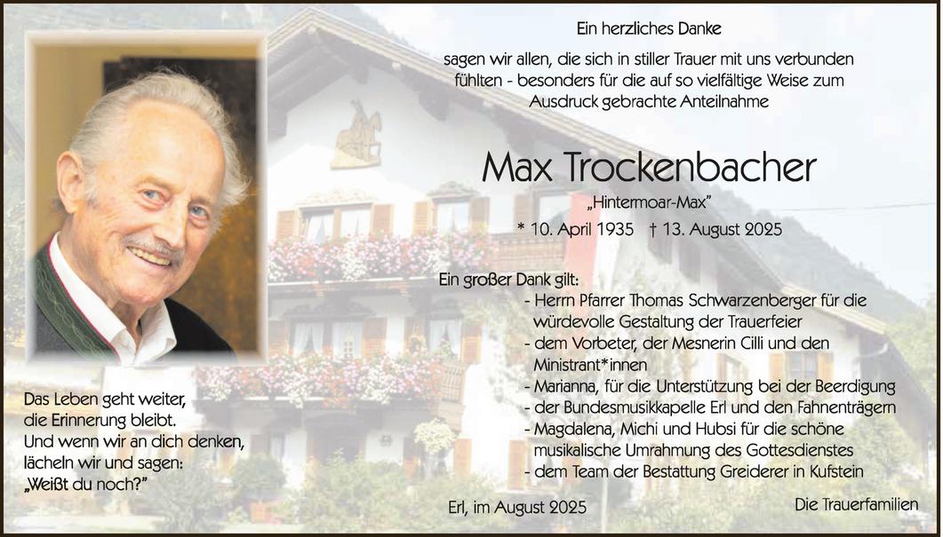 Max Trockenbacher Bild
