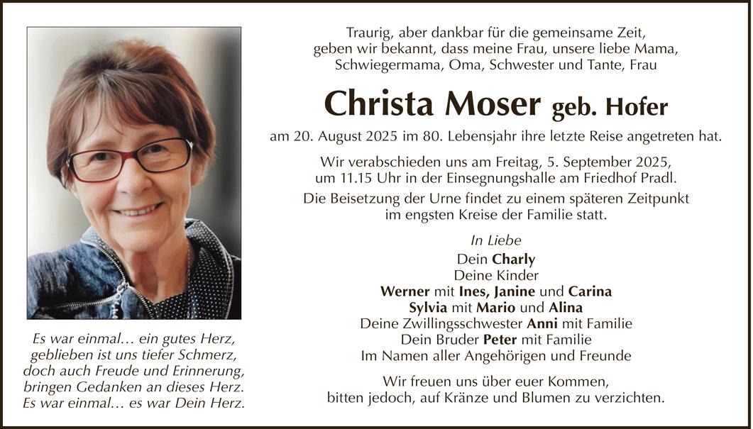 Christa Moser Bild