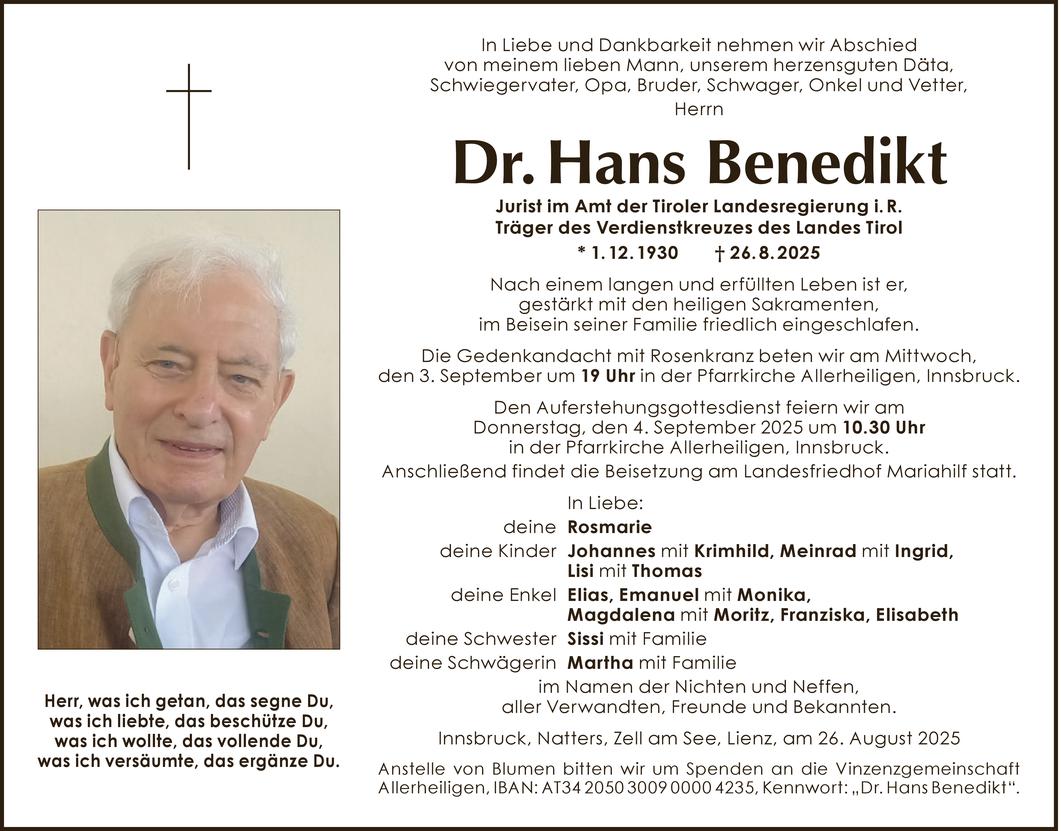 Hans Benedikt Bild