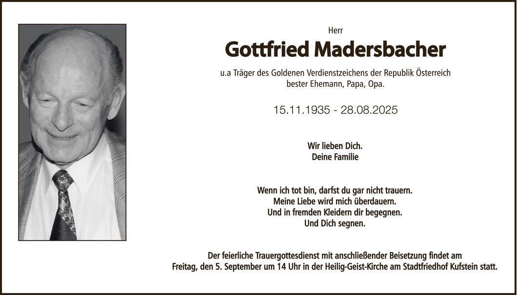 Gottfried Madersbacher Bild