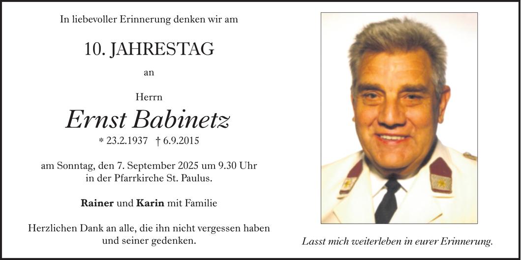 Ernst Babinetz