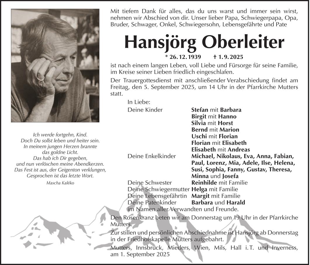 Hansjörg Oberleiter Bild