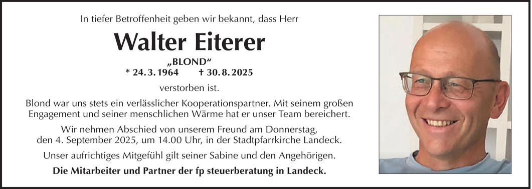 Walter Eiterer Bild