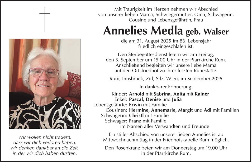 Annelies Medla Bild