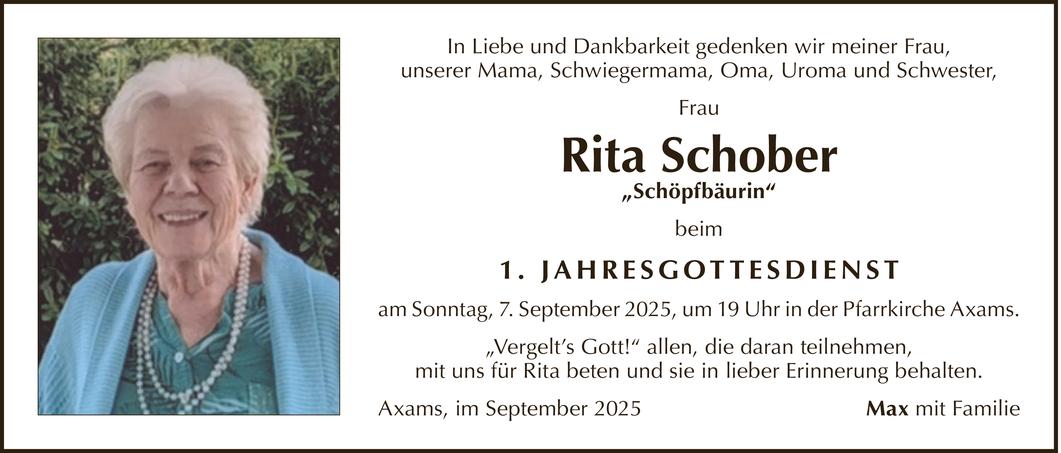 Rita Schober