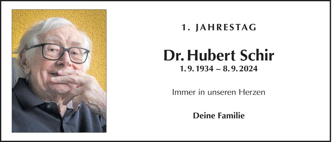 Hubert Schir Bild