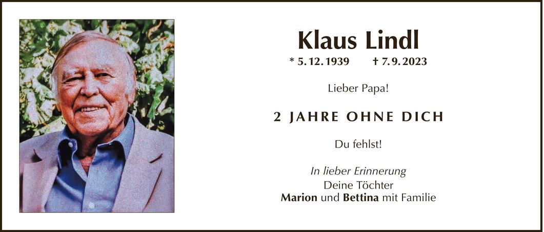 Klaus Lindl Bild