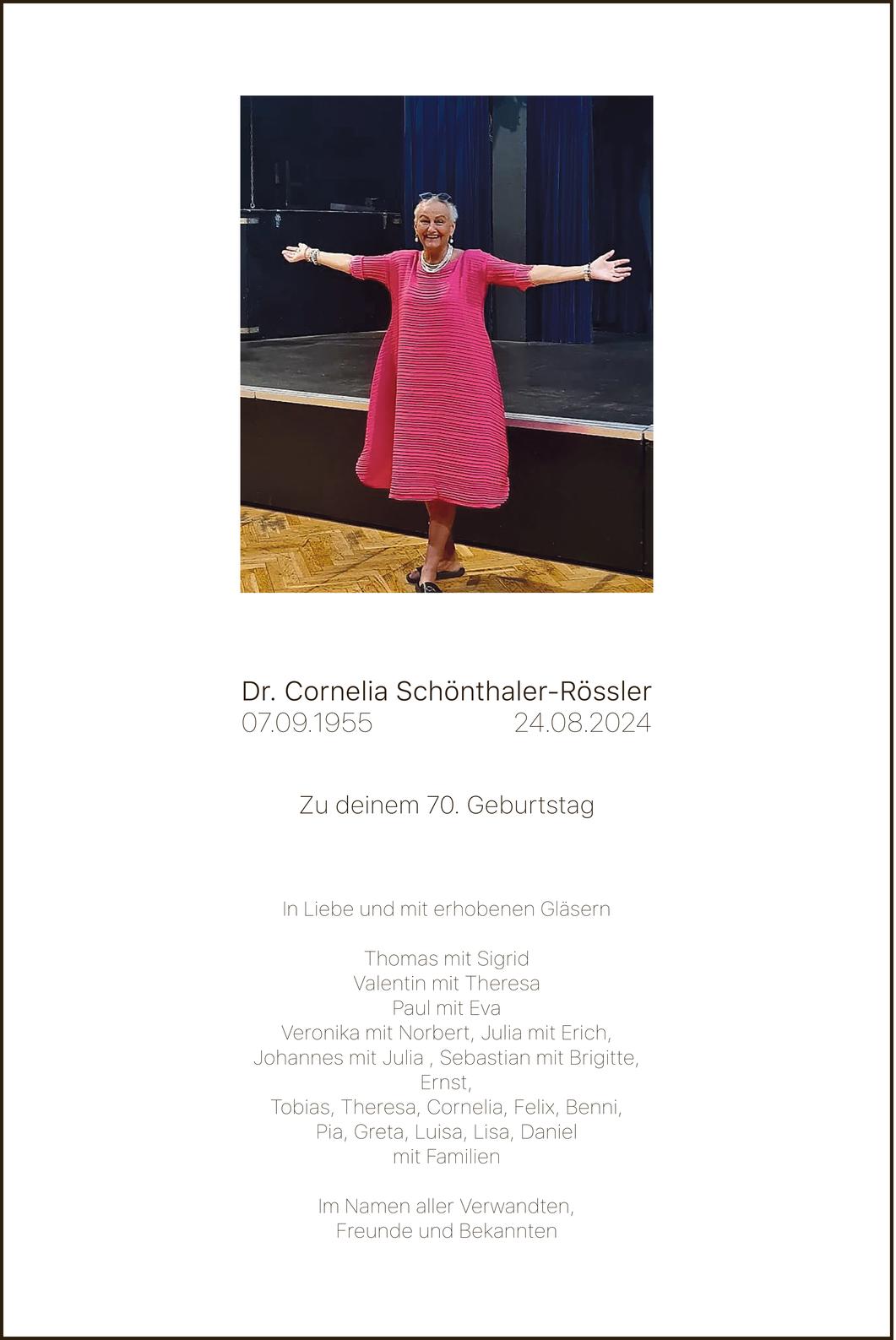 Cornelia Schönthaler-Rössler Bild