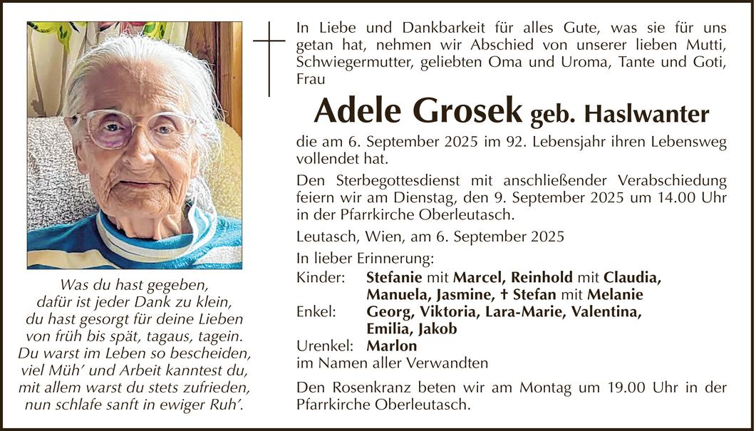 Adele Grosek Bild