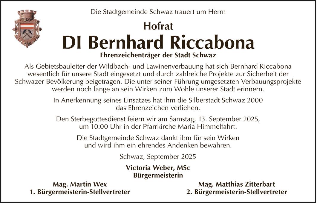 Bernhard Riccabona Bild