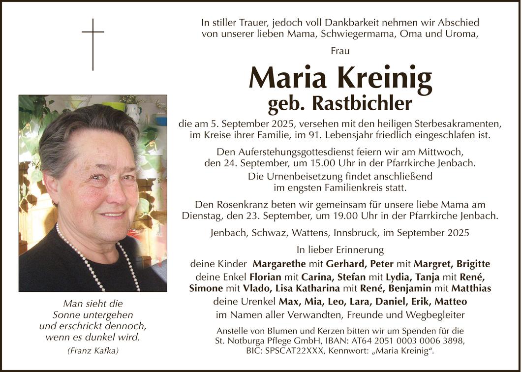 Maria Kreinig Bild