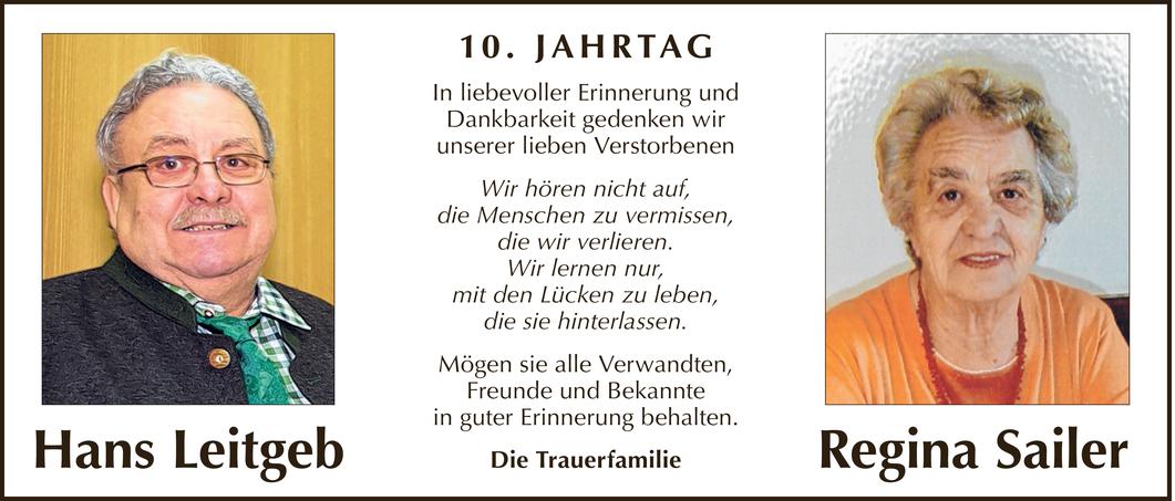 Hans und Regina Leitgeb und Sailer Bild