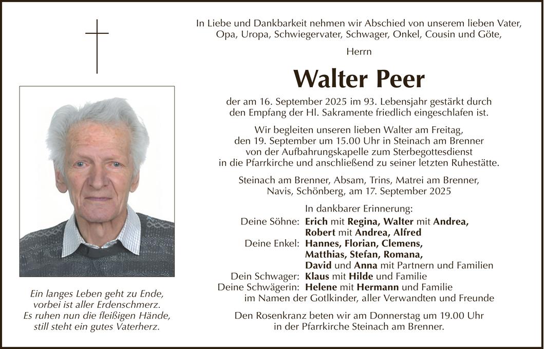 Walter Peer Bild