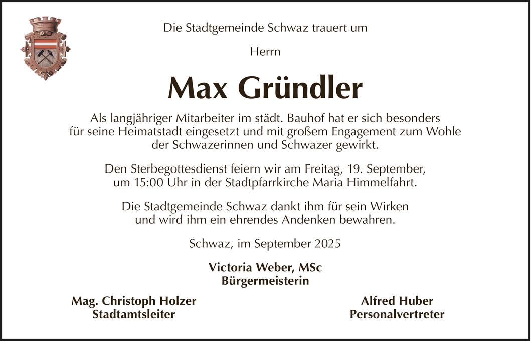 Max Gründler Bild