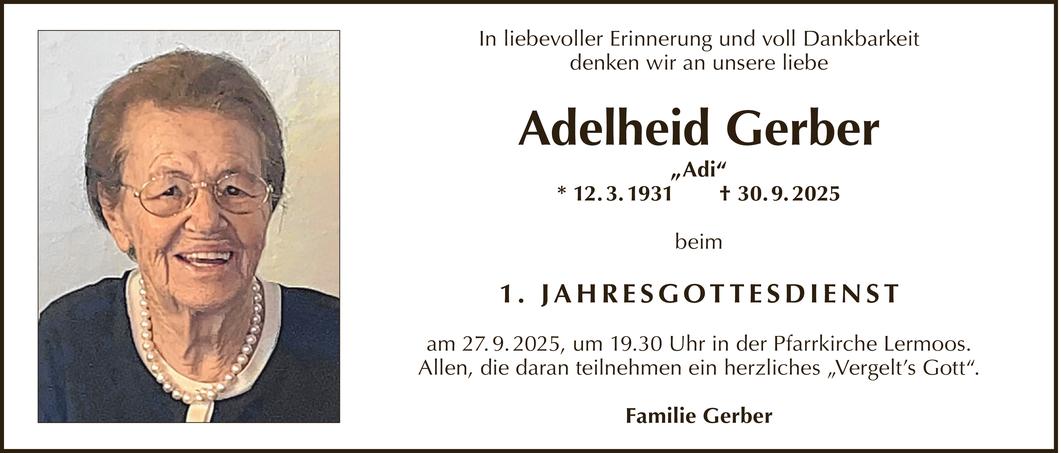 Adelheid Gerber Bild
