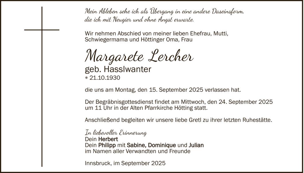 Margarete Lercher Bild