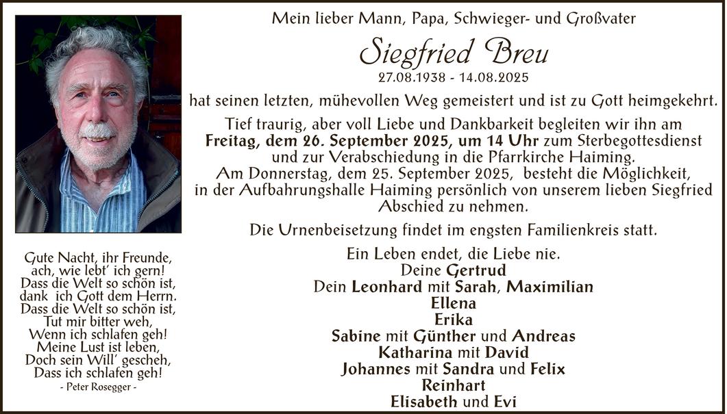 Siegfried Breu Bild